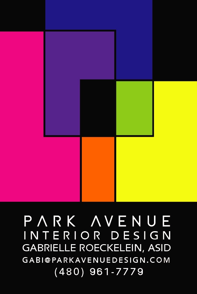 Business card design — front