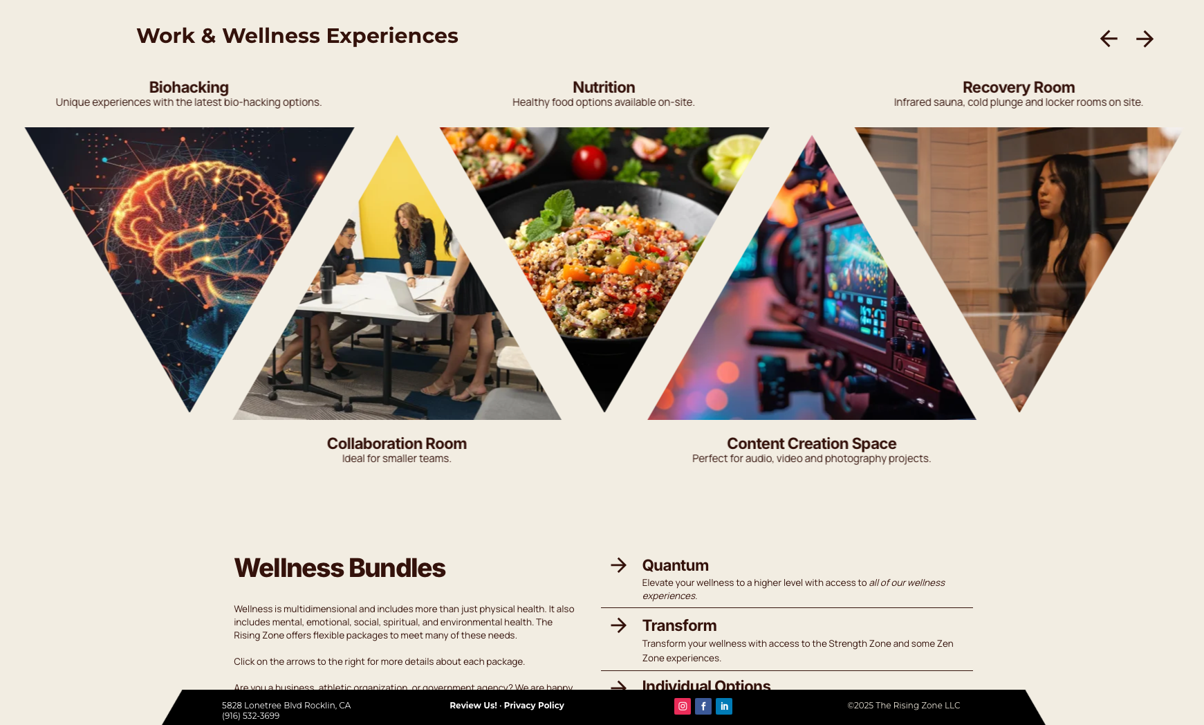 The Rising Zone homepage